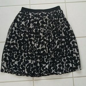 Uniqlo polka dot skirt